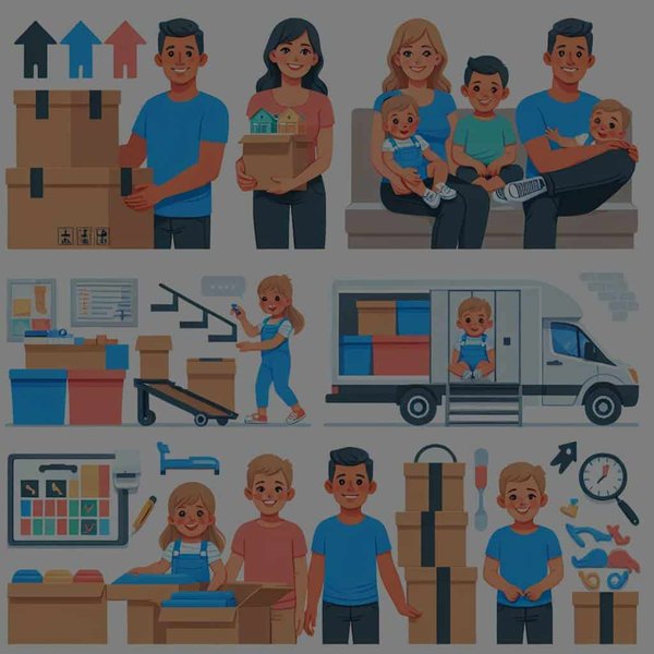 Quelles stratégies pour déménager une famille avec des jumeaux ou des multiples ?