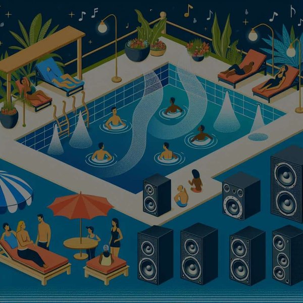 Quelles sont les options pour créer une ambiance sonore immersive autour de votre piscine ?