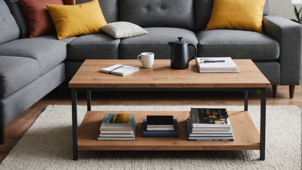 Les avantages d'une table basse avec rangement intégré