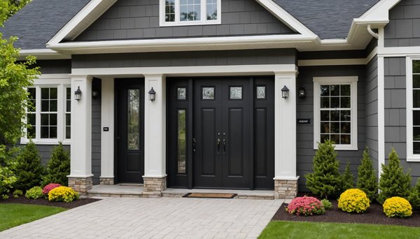 Portes résidentielles : alliance parfaite entre sécurité, efficacité énergétique et design